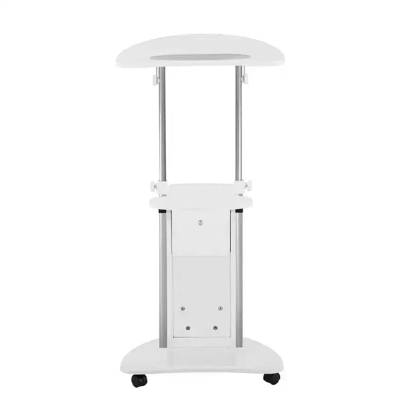 Sit-to-Stand Rolling Adjustable Storage Medical Laptop Computer Cart