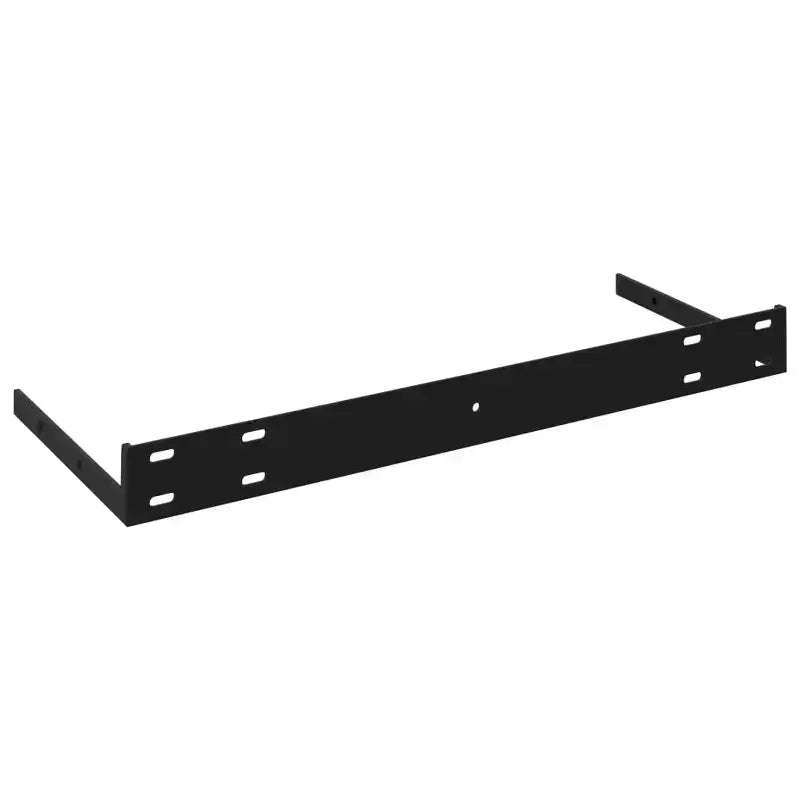 Wall Shelf Gray Honeycomb MDF and metal 35.4 in x 9.3 in x 1.5 in