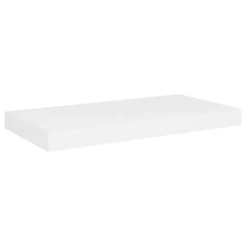Wall Shelf White Honeycomb MDF, Metal 19.7 x 9.1 x 1.5 in