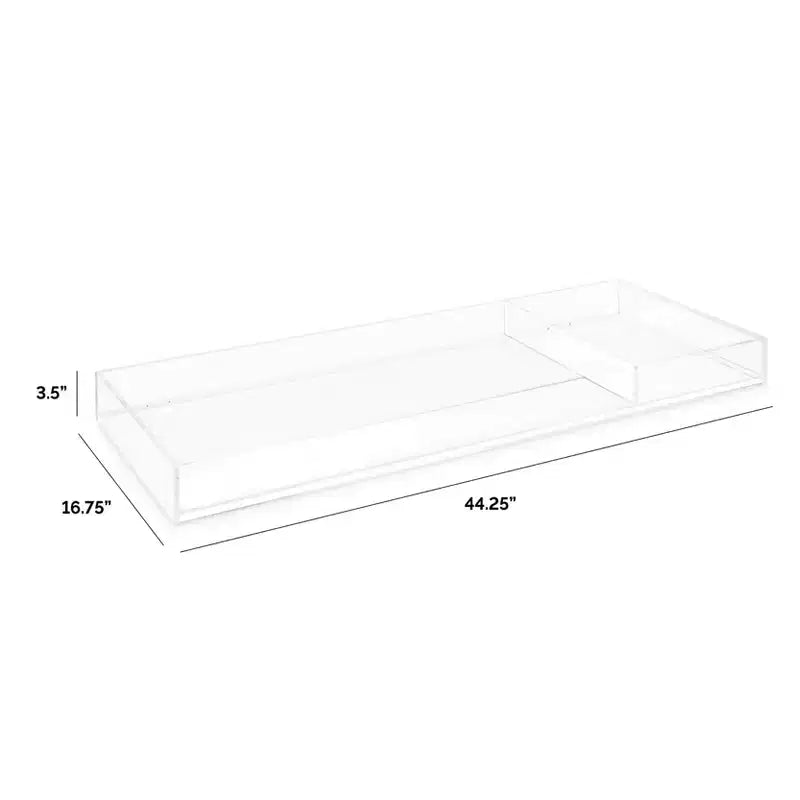 Nursery Works Acrylic Changing Tray - Clear Acrylic
