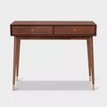 Sutton Mid-Century Modern Console Table Walnut Brown - Adore Decor
